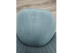 Стул на металлокаркасе Gabi 1 бежевый / черный с серебряными наконечниками фото покупателя 768