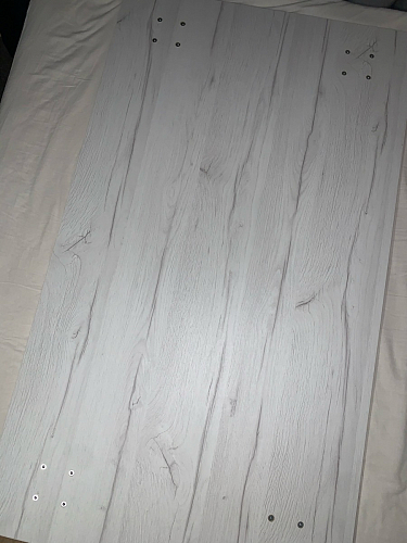 Стол Тринити Лофт 120 32 мм бетон / черный матовый фото покупателя 567