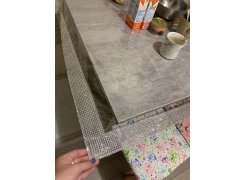 Деревянный стол Лота Лофт 120(160)х75 черный матовый / бетон светлый фото покупателя 632