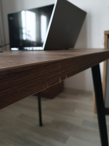 Стол раскладной Колон Лофт 120 32 мм дуб галифакс табако / черный матовый фото покупателя 35