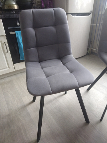 Стул на металлокаркасе Чилли зеленый / черный фото покупателя 1047