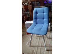 Стул на металлокаркасе Чилли синяя ткань / белый фото покупателя 58