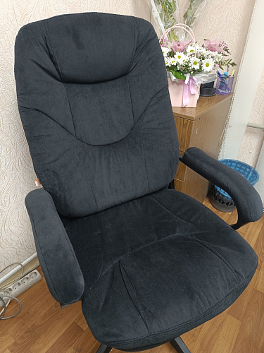 Компьютерное кресло Comfort lux серый фото покупателя 64