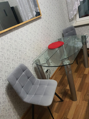 Стул на металлокаркасе Чилли К кирпичный / черный фото покупателя 581