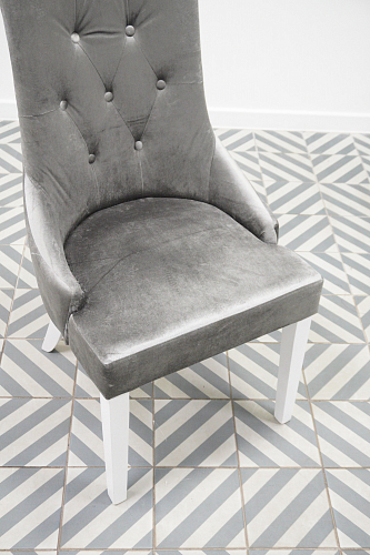 Стул Elegance white / fabric grey из шоурума 7
