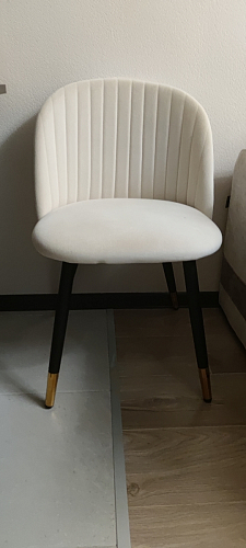 Стул на металлокаркасе Gabi 1 темно-серый / черный фото покупателя 179