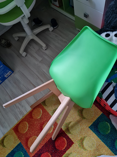 Деревянный стул Bonuss green / grey фото покупателя 81