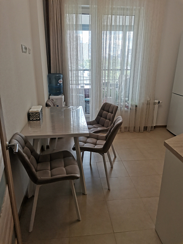 Стул на металлокаркасе Челси морская волна / черный фото покупателя 44