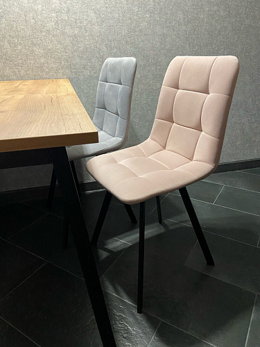 Стул на металлокаркасе Чилли бежевый / белый каркас фото покупателя 752