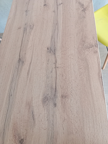 Стол Тринити Лофт 120 32 мм дуб галифакс табако / черный матовый фото покупателя 282