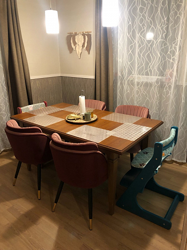 Стул на металлокаркасе Orly khaki / green фото покупателя 5