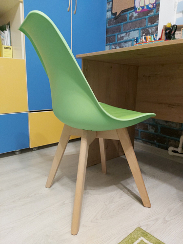 Деревянный стул Bonuss green фото покупателя 92