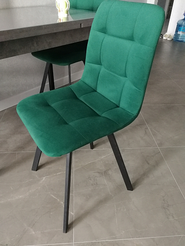 Комплект стульев Чилли 2 шт бежевый / черный фото покупателя 195