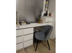 Стул на металлокаркасе Gabi gray / black фото покупателя 396