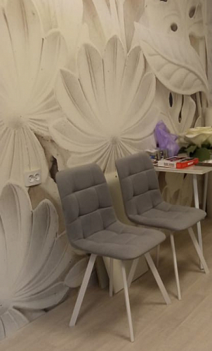 Комплект стульев Чилли 2 шт бежевый / черный фото покупателя 1527