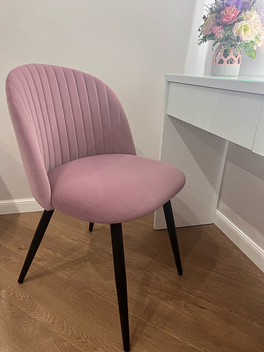 Стул на металлокаркасе Gabi-1 wine red / black фото покупателя 918