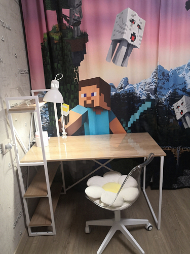 Компьютерное кресло Kolin с подушкой clear / white фото покупателя 302