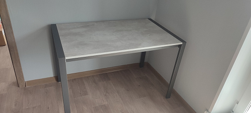 Стол Центавр бетон / графит фото покупателя 1