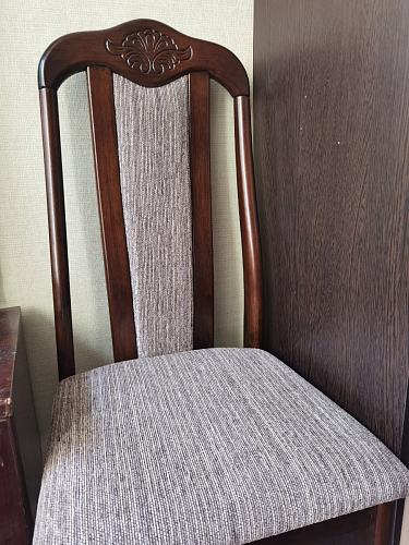 Стул деревянный Aron Soft dirty oak / beige фото покупателя 5