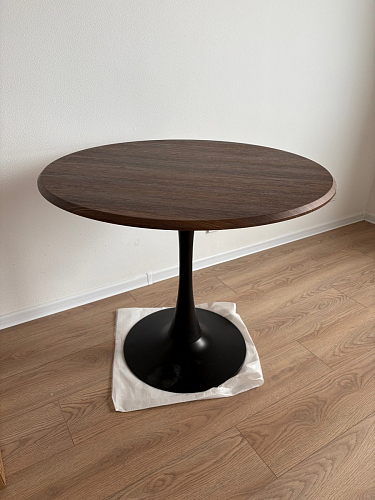 Стол Тулип 90х73 дуб вотан / белый фото покупателя 50