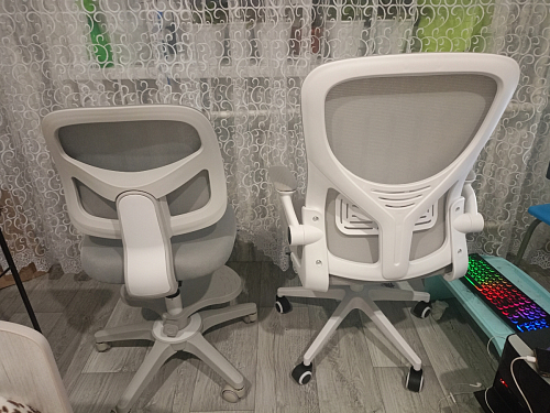 Компьютерное кресло Konfi gray / blue / white фото покупателя 106