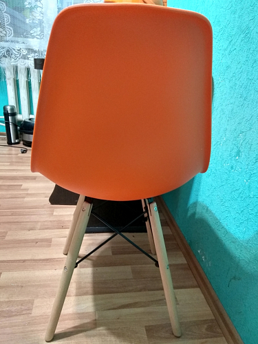 Пластиковый стул Eames PC-015 серый фото покупателя 496