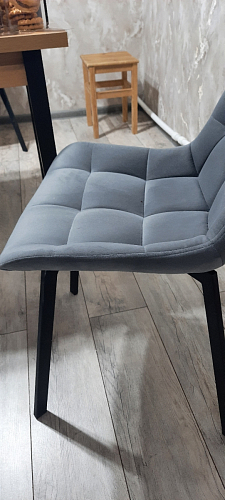 Стул на металлокаркасе Челси бежевый / белый каркас фото покупателя 245