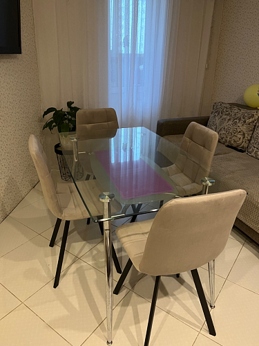 Комплект стульев Чилли 4 шт темно-серый / черный фото покупателя 263