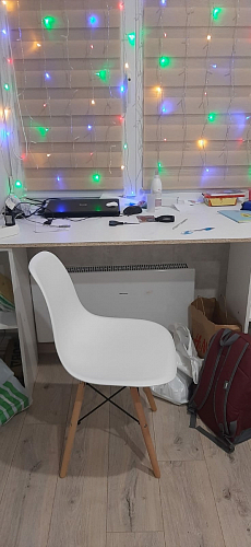 Пластиковый стул Eames PC-015 серый фото покупателя 145