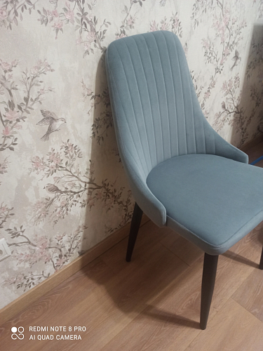 Стул на металлокаркасе Kora dark gray / black фото покупателя 81