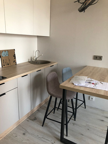 Барный стул 350B голубой TD3052-4 / черный фото покупателя 1