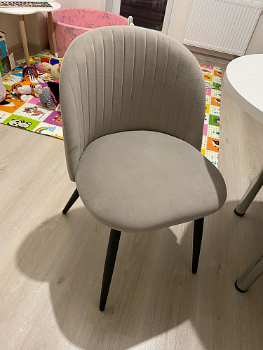 Стул на металлокаркасе Gabi latte / gold / black фото покупателя 658