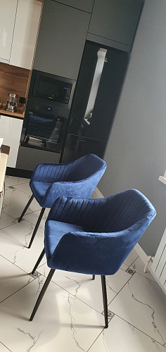 Стул на металлокаркасе Slam синий фото покупателя 128