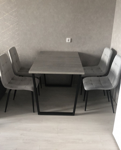 Деревянный стол Лота Лофт 120x75 дуб крафт табачный / черный матовый фото покупателя 657