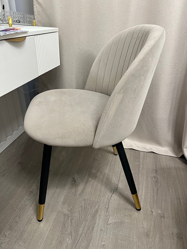 Стул на металлокаркасе Gabi 1 light purple / black фото покупателя 798