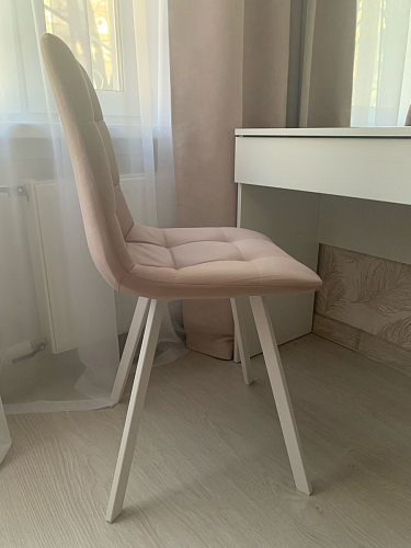 Стул на металлокаркасе Чилли горчичный / черный фото покупателя 1259