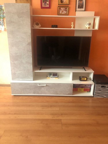 Готовая гостиная Jimenez дуб венге / белый глянец фото покупателя 11