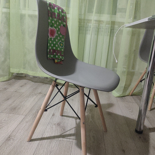 Пластиковый стул Eames PC-015 серый фото покупателя 352