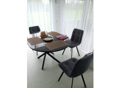 Стул на металлокаркасе Чилли светло-серый / черный фото покупателя 381