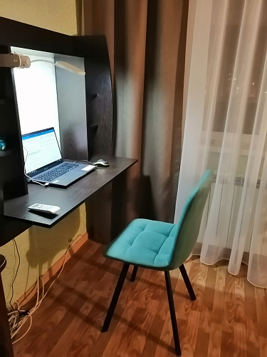 Стул на металлокаркасе Чилли бирюзовый / черный фото покупателя 857