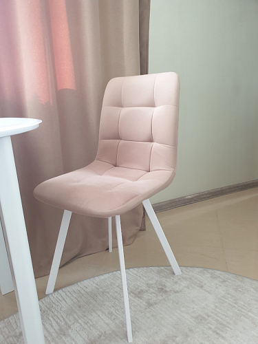 Стул на металлокаркасе Чилли К кирпичный / черный фото покупателя 320