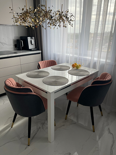 Стул на металлокаркасе Orly khaki / green фото покупателя 14