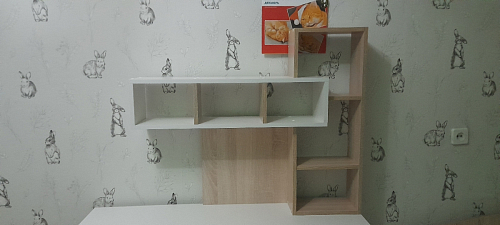 Письменный стол Эфес дуб сонома / белый фото покупателя 7