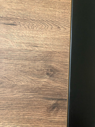 Стол Центавр 120(160)х70х75 файерстоун / черный матовый фото покупателя 33