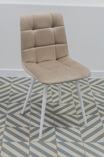 Стул на металлокаркасе Чилли зеленый / белый каркас из шоурума 5