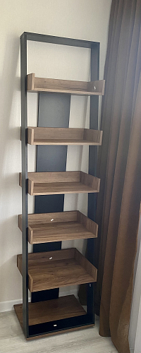 Стеллаж Nature 95 дуб табачный craft / черный фото покупателя 1