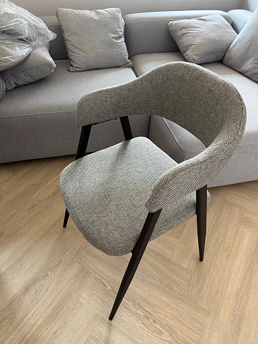 Стул на металлокаркасе Twin gray / black фото покупателя 1