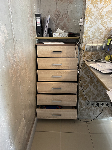 Комод Катрин 3 венге / дуб молочный фото покупателя 12