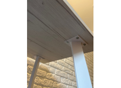 Стол Тринити Лофт 120 32 мм бетон / черный матовый фото покупателя 597