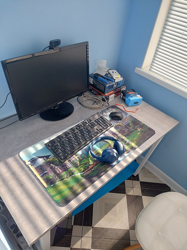 Деревянный стол Лота Лофт 120х75 белый матовый / дуб крафт золотой фото покупателя 418